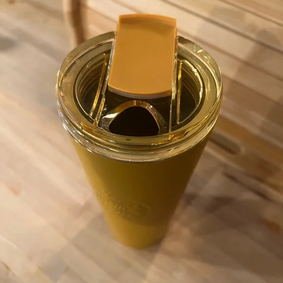 Starbucks 16oz Mustard Yellow Sirens Hot Tumbler - Picture 3 of 6